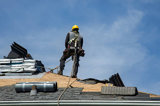 Professional Metal Roofing technician working in Lawrence, NY